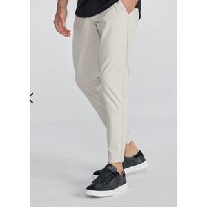 BYLT Premium Basics Everyday Jogger Pant Men 30 Light Gray Stretch Tapered Leg